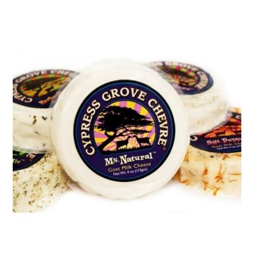 Cypress Grove Chevre Ms Natural Fresh Goat Milk Cheese, 4 Ounce -- 12 per case.