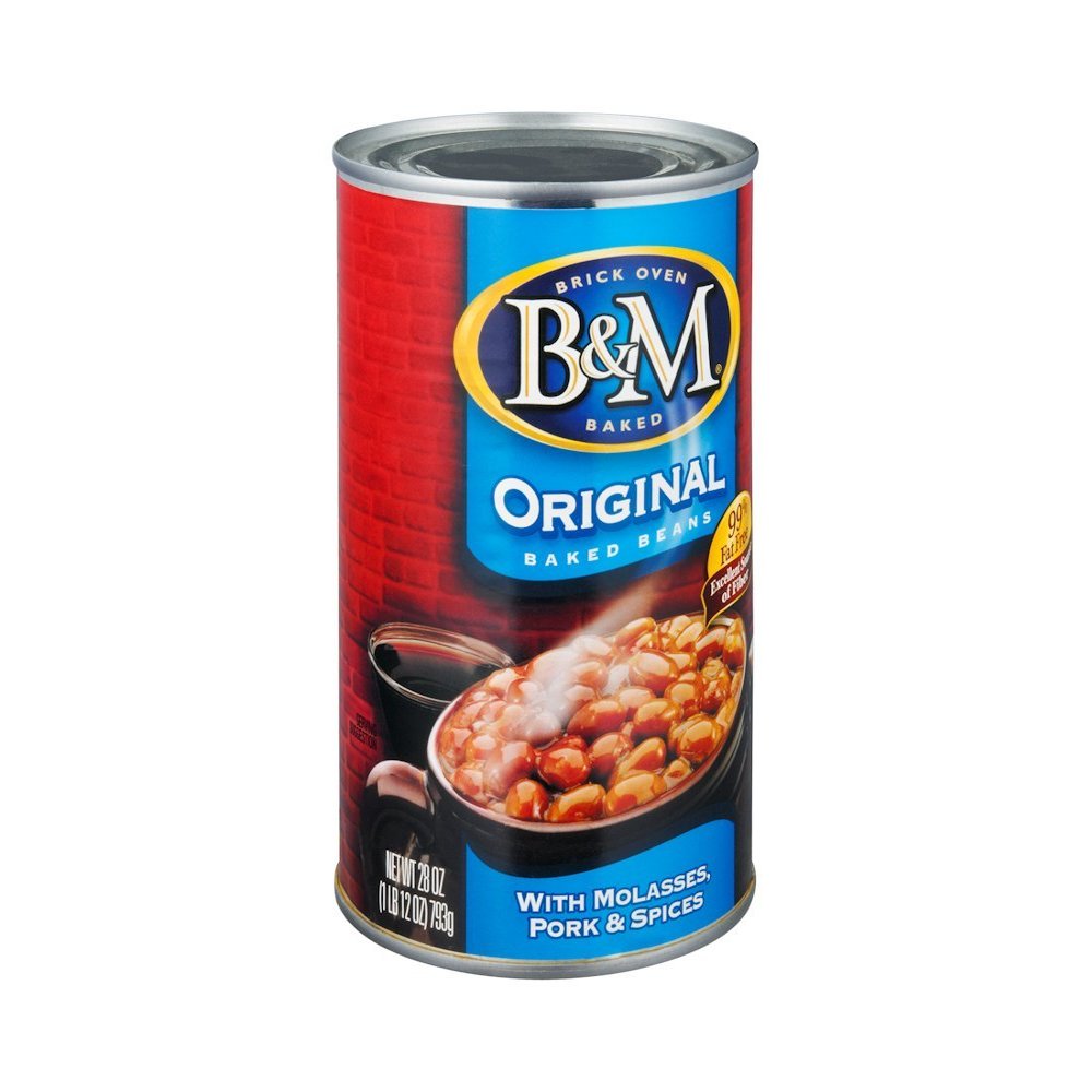 B & M Originial Baked Bean - 28 oz. can, 12 cans per case