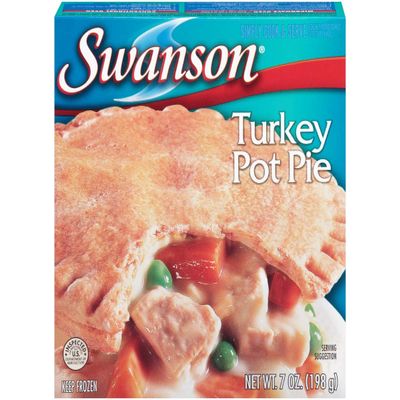 Pinnacle Foods Swason Classic Turkey Pot Pie, 7 Ounce -- 24 per case.
