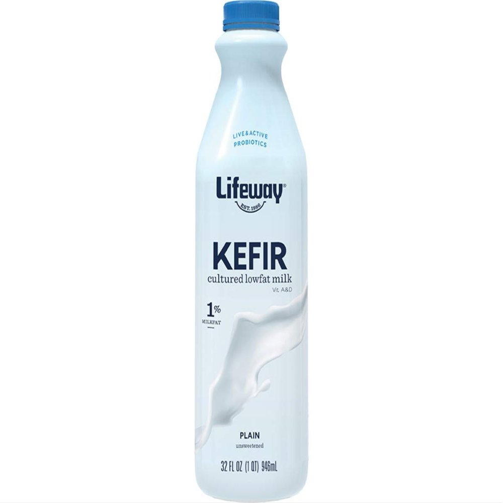 Lifeway Lowfat Plain Kefir, 32 Ounce -- 6 per case.