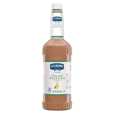 Hellmann's Classics Italian Salad Dressing Salad Bar Bottle, 32 Ounce - 6 Per Case