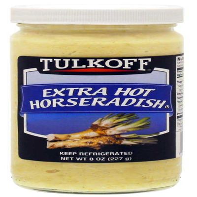 Tulkoff White Prepared Horseradish, 8 Ounce -- 12 per case.