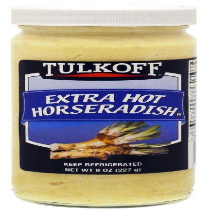 Tulkoff White Prepared Horseradish, 8 Ounce -- 12 per case.