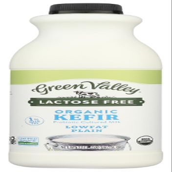 Green Valley Organic Trade Plain Lactose Free Kefir, 32 Ounce -- 6 per case.