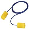 3M 311-1081 Single Use Classic Cylinder Shape PVC Foam Corded Earplugs With Vinyl Cord (1 Pair Per Poly Bag, 500 Pair Per Dispenser Box) (500/PR) view 1
