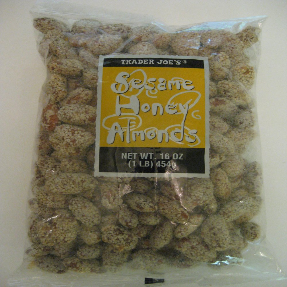 4 Pack Trader Joe's Sesame Honey Almonds