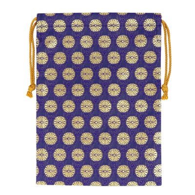 [HOTOKUDO] Japanese-inspired drawstring bag(pouch). (Brocade H: 10.71" W: 7.87", (import from japan))