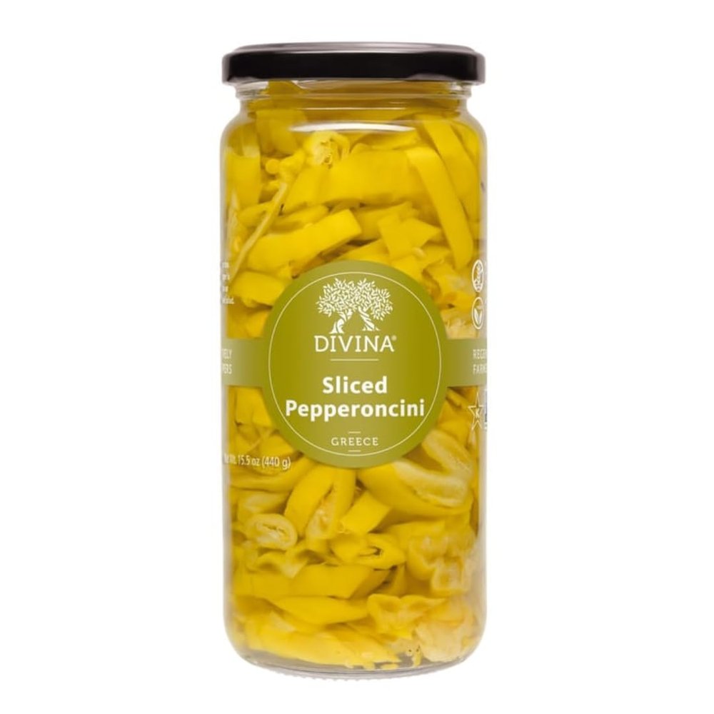 Divina, Peppers Pepperoncini, 15.5 oz