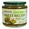 Woodstock, Sweet Relish, At least 95% Organic, 16 oz view 1