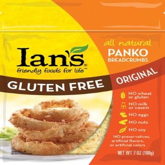Ian's Natural Foods Panko Breadcrumbs Gluten Free Original - 7 oz Each/Pack of 2