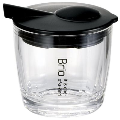Richell 14721 One Push Seasoning Container, S, Brio, Black