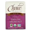 Choice Organic Teas English Breakfast Tea - 16 Tea Bags - Case of 6 view 1