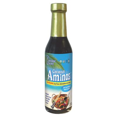 Coconut Secret Coconut Aminos 8 Fl Oz (Pack of 3) - Low Sodium Soy Sauce Alternative, Low-Glycemic - Organic, Vegan, Non-GMO, Gluten-Free, Kosher - Keto, Paleo - 144 Total Servings