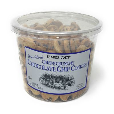 Trader Joe's Crispy Crunchy Chocolate Chip Cookies 18 Oz