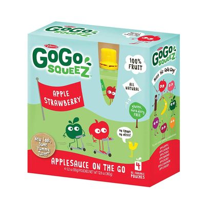 Materne Gogo Applesauce Strawberry Squeeze (12x4x3.2 Oz)12