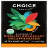Choice Organic Teas Decaf English Breakfast 16 Bag (Pack of 6) - Pack Of 6 view 1