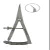 Dental USA 4613C Caliper Castroviejo 10Cm Cvd view 1