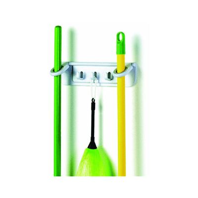 BROOM/MOP HOLDER PLASTIC
