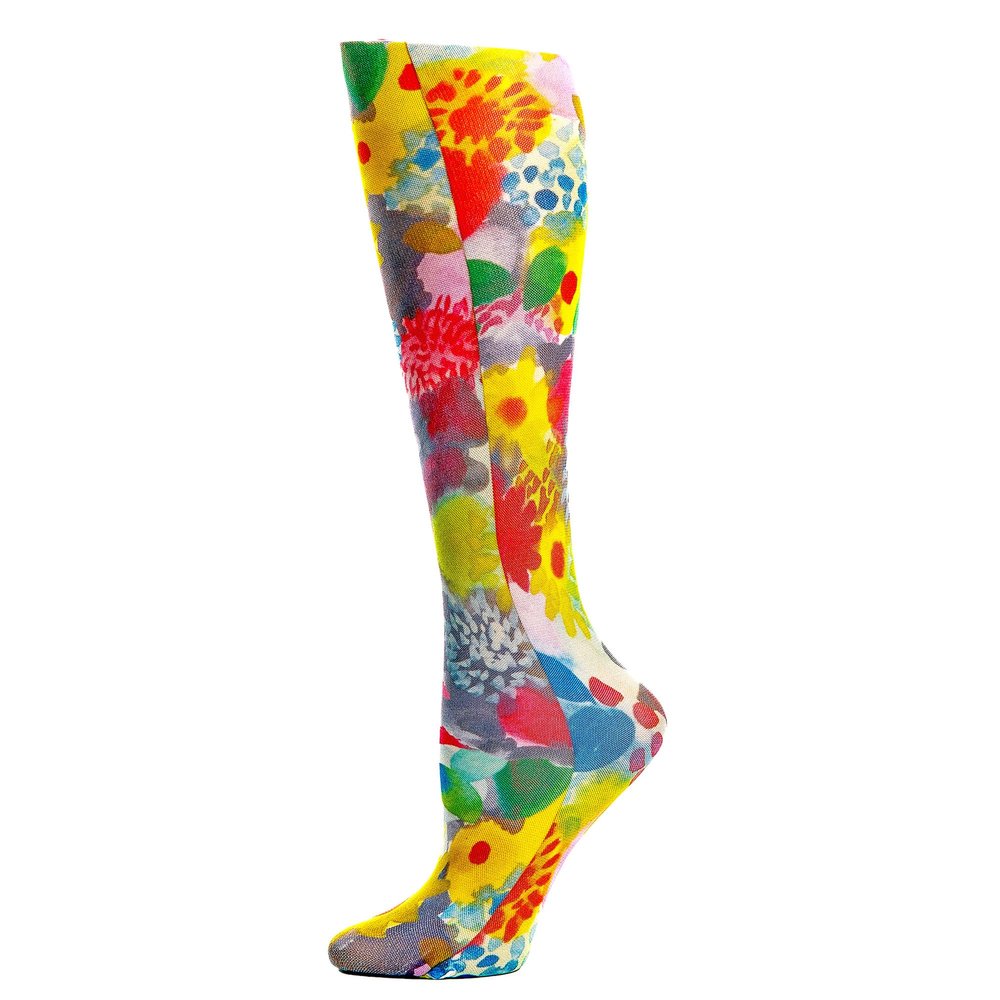 Celeste Stein Therapeutic Compression Socks, Meg, 8-15 mmhg, 1-Pair