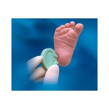 BD 368100 Quikheel Infant Incision Lancet, Pink, 0.85mm Incision Depth, 1.75mm Incision Length