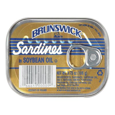 Brunswick Sardines in Soybean Oil (Case of 100)