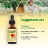 CHILDLIFE ESSENTIALS Vitamin D3 - Vitamin D Drops for Infants,Toddlers & Kid Supports Immune, Respiratory, Heart, & Bone Health, All-Natural, Non-GMO, 500 IU (12.5 mg) - Berry Flavor, 1 Fl. Oz Bottle view 4