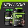 MusclePharm Combat Protein Powder, Chocolate Milk Flavor, Fuels Muscles for Productive Workouts, 5 Protein Sources Including Whey Protein Isolate & Egg Albumin, Gluten Free, 4.2 lb, 52 Servings view 2