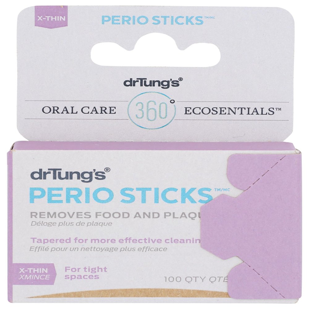 DR TUNGS Extra Thin Perio Sticks, 100 CT