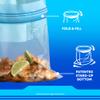 Ziploc Quart Food Storage Freezer Bags, New Stay Open Design with Stand-Up Bottom, Easy to Fill, 75 Count view 3