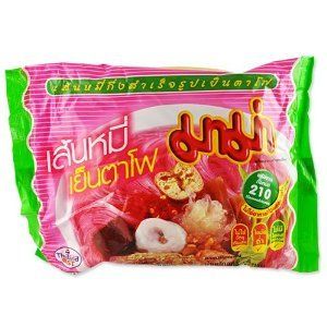 6 Packages Mama Yentafo Instant Rice Vermicelli (Instant Noodles)