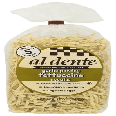 Al Dente Garlic Parsley Fettuccine, 12 OZ