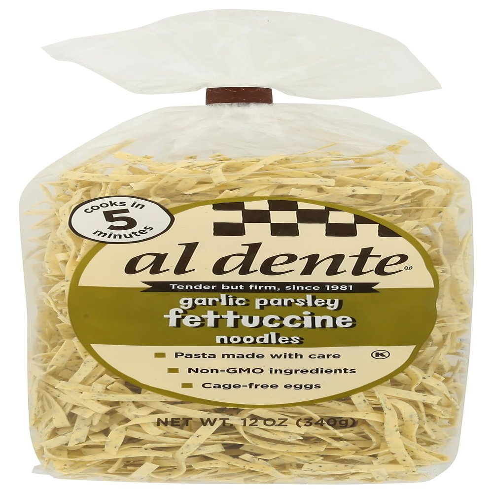 Al Dente Garlic Parsley Fettuccine, 12 OZ