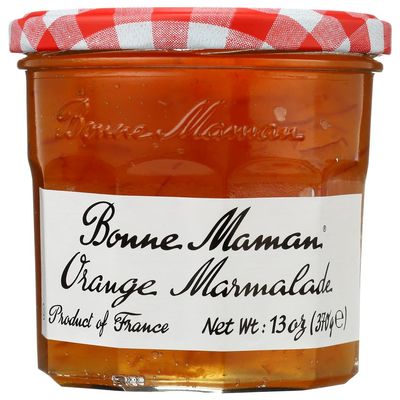 BONNE MAMAN MARMALADE ORANGE, 13 OZ