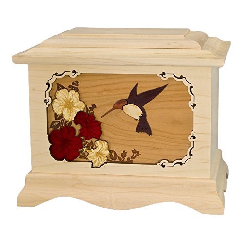 Wood Cremation Urn - Maple Hummingbird Ambassador