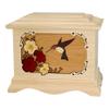 Wood Cremation Urn - Maple Hummingbird Ambassador view 1