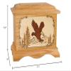 Wood Cremation Urn - Oak Eagle Ambassador view 2