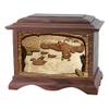 Wood Cremation Urn - Walnut Marshland Duck Ambassador view 1