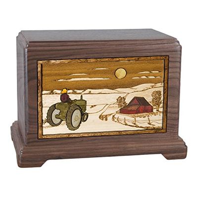 Wood Cremation Urn - Walnut Farm Hampton