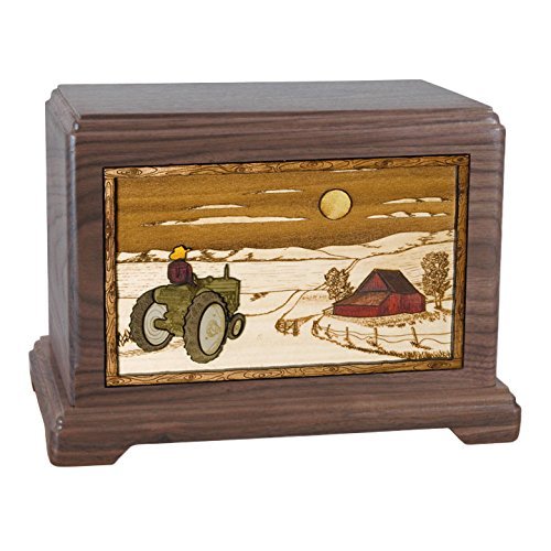 Wood Cremation Urn - Walnut Farm Hampton