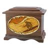 Wood Cremation Urn - Walnut Surfer Ambassador view 1