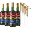 Torani Coffee Syrup, Crme de Menthe Flavored Syrup for Drinks, Glass Bottle 4-Pack, Pumps Included, 25.4 Fl Oz Ea view 1