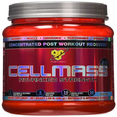 BSN Cell Mass 2.0 Blue Raspberry 50 svg