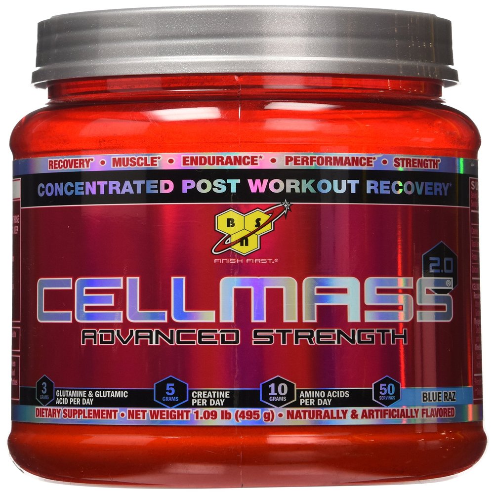BSN Cell Mass 2.0 Blue Raspberry 50 svg