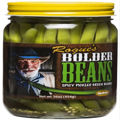 Bolder Beans Pickled Green Beans - 3-Pack 16oz (Medium)