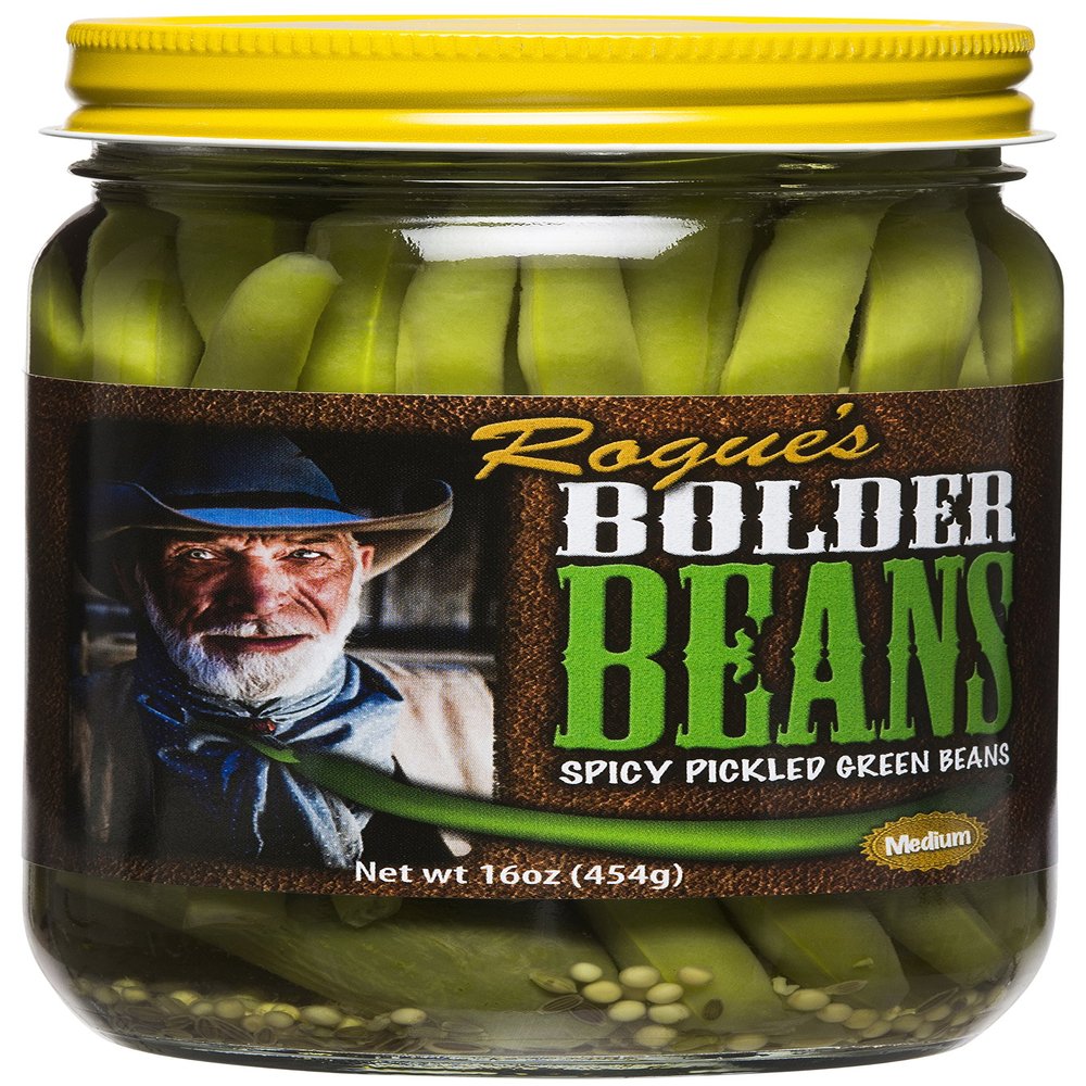 Bolder Beans Pickled Green Beans - 3-Pack 16oz (Medium)