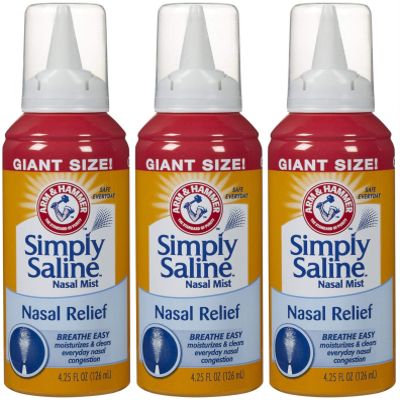 SIMPLY SALINE GIANT SIZE 4.25 OZ, Pack of 3