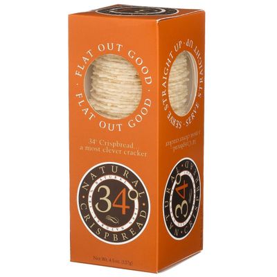 34 Degrees Natural Crispbread 4.5 OZ (Pack of 3)