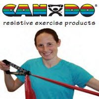 3920024 PT# 1225664 Loop Exercise Cando Black 10" X-Heavy Ea Made by Fabrication Enterprises