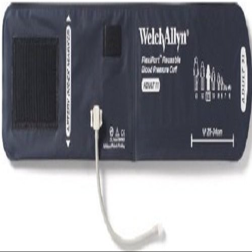 1103180 PT# REUSE-11-1SC BP FlexiPort Std Size 11 Adult LF 1Pc Cf 1Tb Navy Blue Ea Made by Welch-Allyn