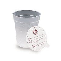 1035427 PT# 2267 Lid Specimen Cup FOR 4629/4630 Disposable 500/Ca Made by Medical Action Industries